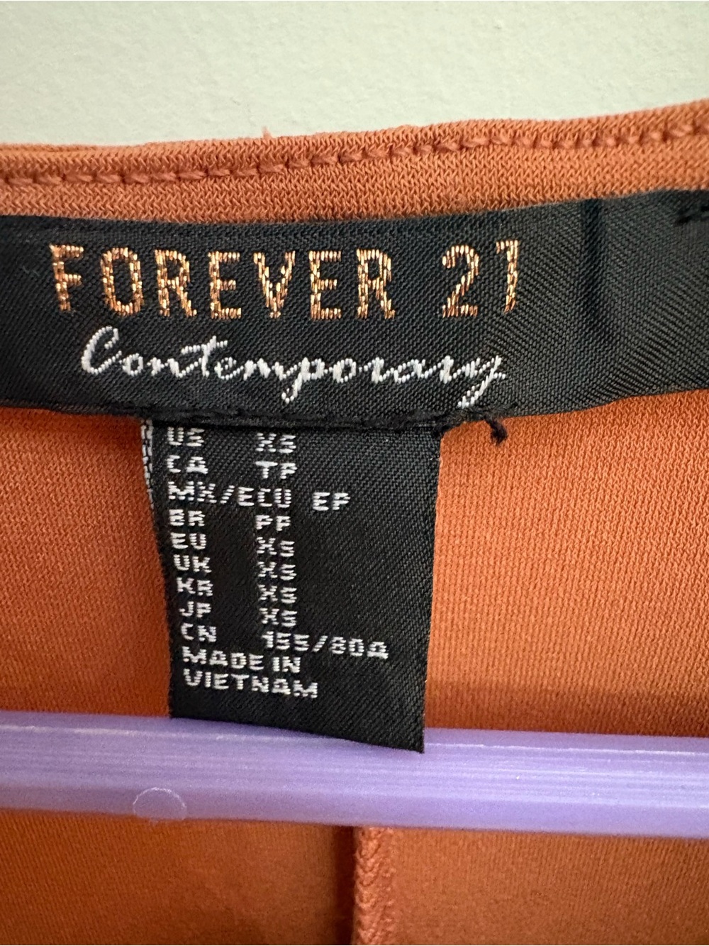 Forever 21 Rust Orange Wrap Bodysuit - Picture 4 of 8